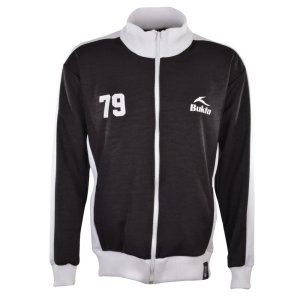 BUKTA Heritage Track Top Black with White Panels/Cuffs BUKTA Heritage Track Top Black with White Panels/Cuffs