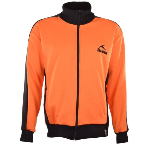 BUKTA Track Top Orange with Black Panels/Cuffs/W'Band