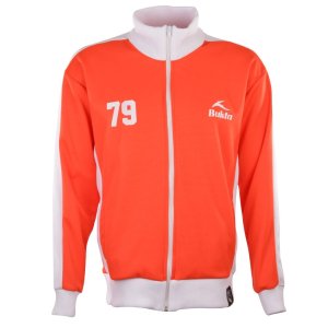 BUKTA Heritage Track Top Red with White Panels/Cuffs/W'Band BUKTA Heritage Track Top Red with White Panels/Cuffs/W'Band