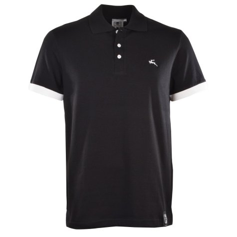 BUKTA Lifestyle Polo Black with White Cuffs