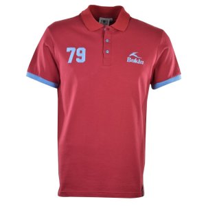 BUKTA Heritage Polo Claret with Sky Cuffs