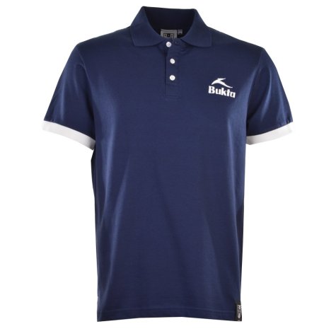 BUKTA Polo Navy with White Cuffs