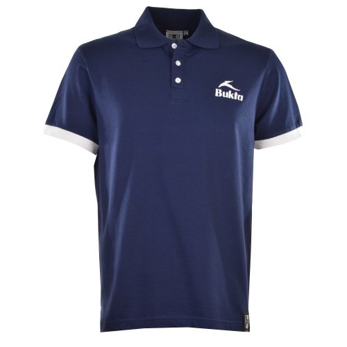 BUKTA Polo Navy with White Cuffs