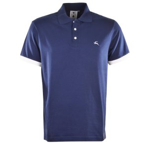 BUKTA Lifestyle Polo Navy with White Cuffs