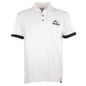 BUKTA Polo White with Black Cuffs