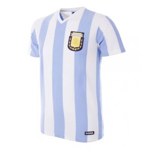 Argentina 1982 V-Neck Number 10 T-Shirt