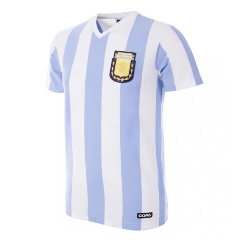 Argentina 1982 V-Neck Number 10 T-Shirt