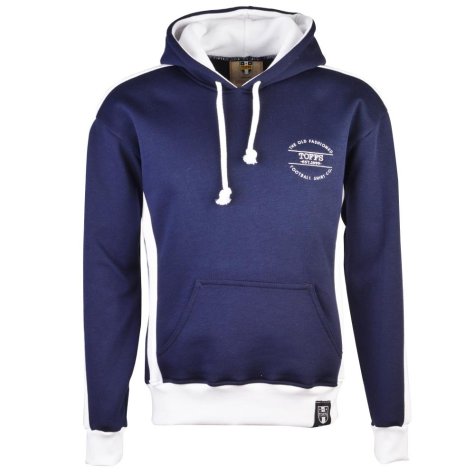 The Old Fashioned Football Shirt Co. Hoodie - Navy/White