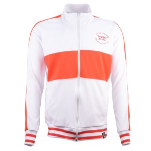 T.O.F.F.S WhiteTrack Top with Red Panel T.O.F.F.S WhiteTrack Top with Red Panel