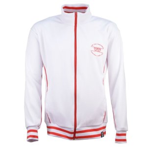 The Old Fashioned Football Shirt Co. - White/Red Track Top The Old Fashioned Football Shirt Co. - White/Red Track Top