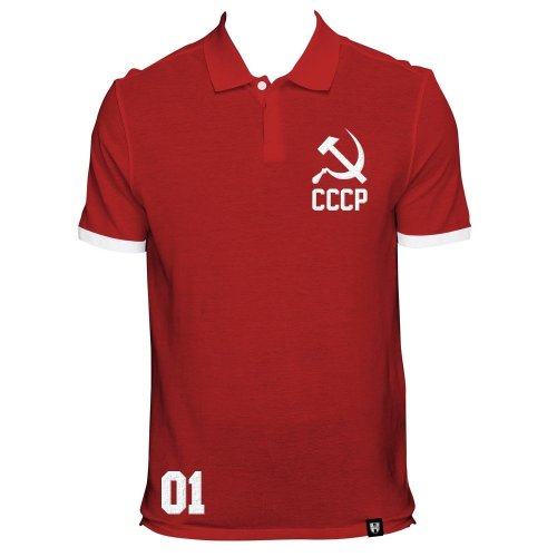 Soviet Union (CCCP) Number 01 Red Polo