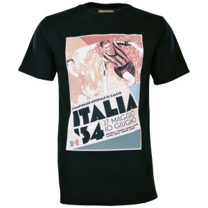 Pennarello: World Cup - Italy 1934 T-Shirt - Black Pennarello: World Cup - Italy 1934 T-Shirt - Black
