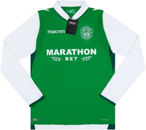 2017-18 Hibernian Home L/s Shirt