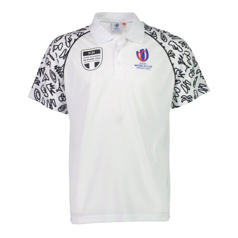 Rugby World Cup 2023 Fiji Polo - White