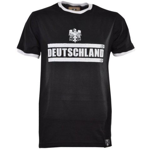 Deutschland T-Shirt - Black/White Ringer