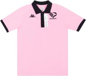 2020-21 Palermo Kappa Polo Shirt Pink 2020-21 Palermo Kappa Polo Shirt Pink