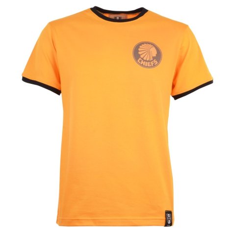 Kaizer Chiefs 12th Man T-Shirt - Amber/Black Ringer