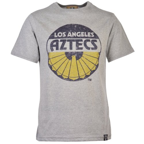 Los Angeles Aztecs Vintage Logo - Grey T-Shirt