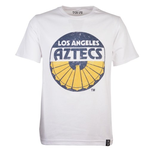 Los Angeles Aztecs Vintage Logo - White T-Shirt