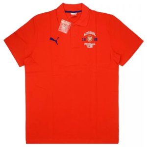 2014-15 Arsenal Puma Fan Polo T-shirt (Red)