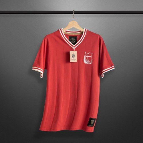 Vintage Denmark De Rd-hvide Soccer Jersey