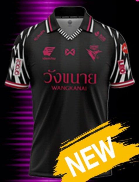 2021 Chainat Hornbill FC Third Black Shirt