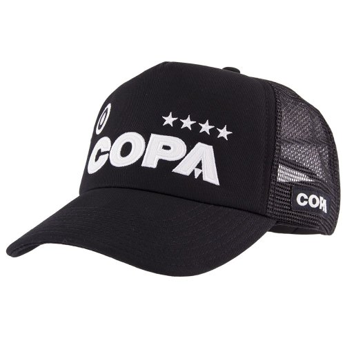 COPA Campioni Black Trucker Cap