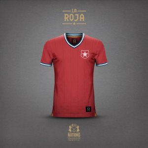 Vintage Chile La Roja Soccer Jersey