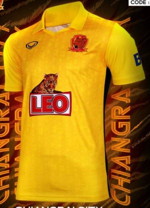 2021 Chiang Rai City FC Yellow Away Player Shirt