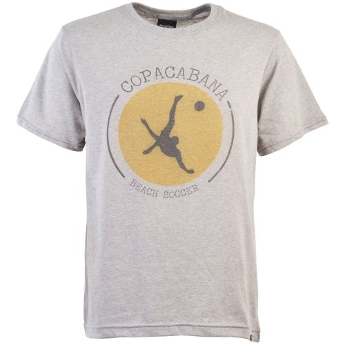 Copacabana Beach Soccer T-Shirt - Grey Marl