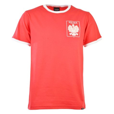 Poland 12th ManT-Shirt - Red/White Ringer