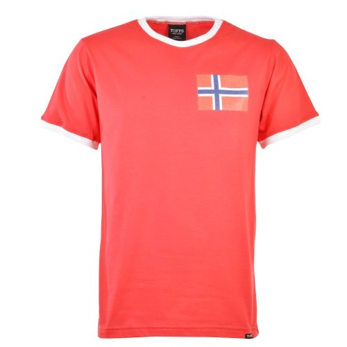 Norway 12th Man T-Shirt - Red/White Ringer