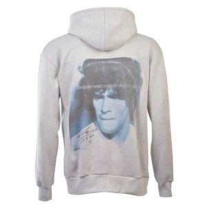Pennarello: LPFC Maradona Zipped Hoodie - Light Grey Pennarello: LPFC Maradona Zipped Hoodie - Light Grey