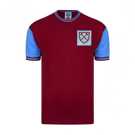 Score Draw West Ham 1966 Home Football Shirt