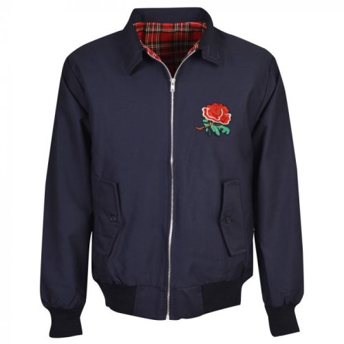 England Rugby Navy Harrington Jacket