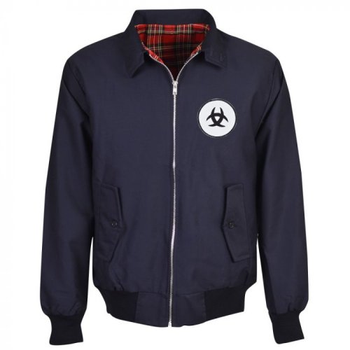 Bordeaux Navy Harrington Jacket