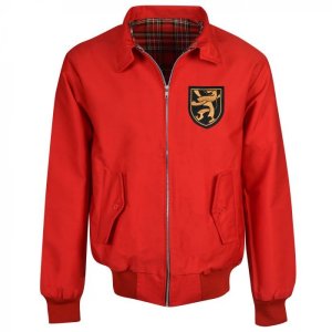 Belgium Red Harrington Jacket