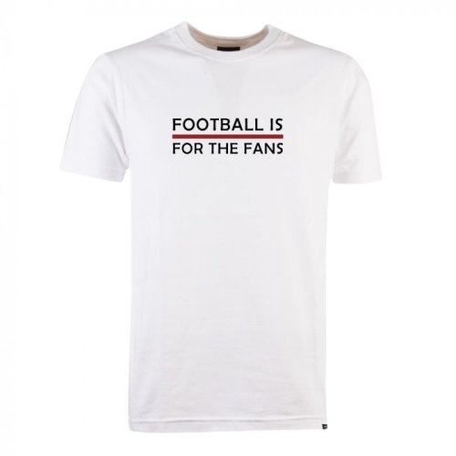 Maroon Football is for the Fans - White T-Shirt