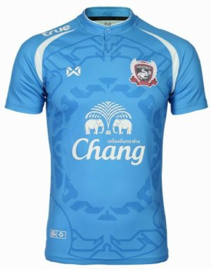 2021 Suphanburi FC Warrior Elephant Blue Goalkeeper Player Shirt