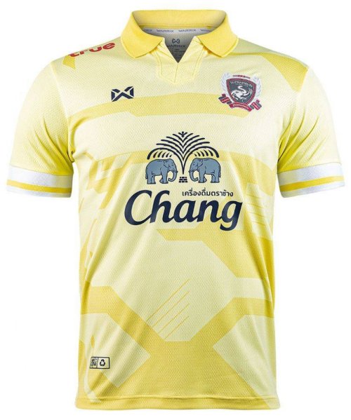 2021 Suphanburi FC Warrior Elephant Yellow Away Player Shirt