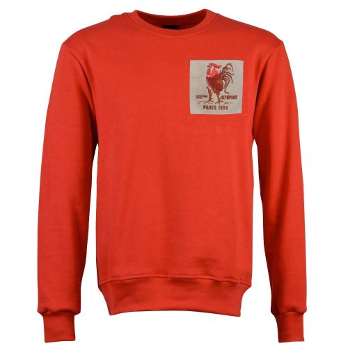 France Rooster 1924 Red Sweatshirt