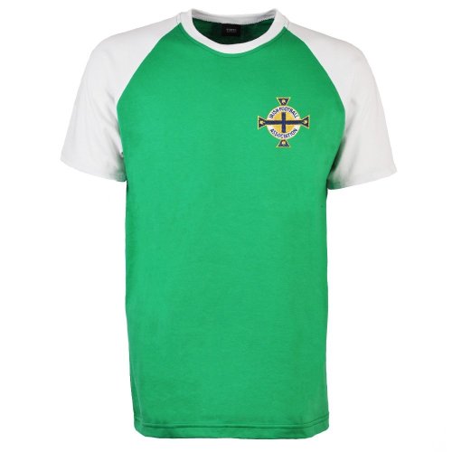 Northern Ireland Raglan Sleeve Green/White T-Shirt