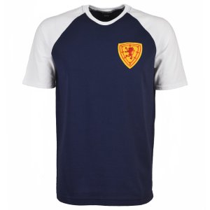 Scotland Raglan Sleeve Navy/White T-Shirt