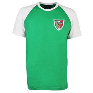 Mexico Raglan Sleeve Green/White T-Shirt