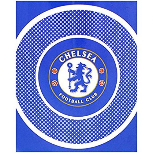 Chelsea Bullseye Fleece Blanket (Navy)