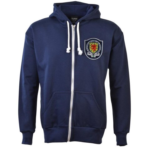 Scotland 1954 Zipped Hoodie - Navy