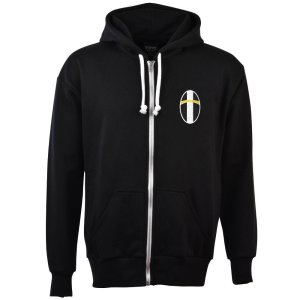 Juventus Zipped Hoodie - Black