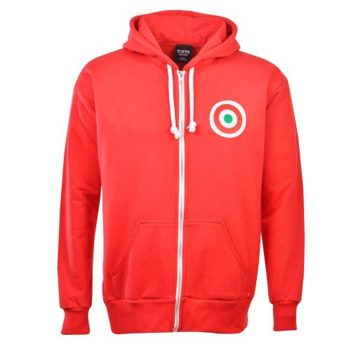 AC Milan FC Zipped Hoodie - Red