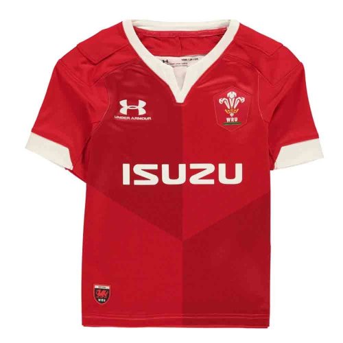 2019-2020 Wales Under Armour Home Rugby Shirt (Kids)