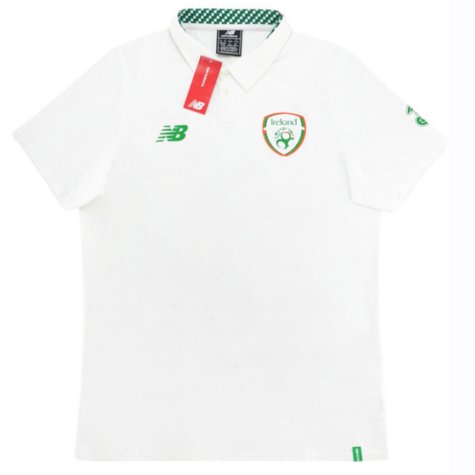 2017-18 Ireland New Balance Media Polo T-Shirt